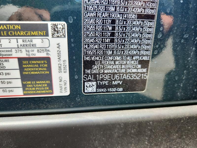 2026 Land Rover Range Rover — VIN SAL1P9EU6TA635215, şəkil 14