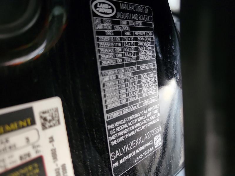 SALYK2EXXLA273369 2020 Land Rover Range Rover photo no. 13