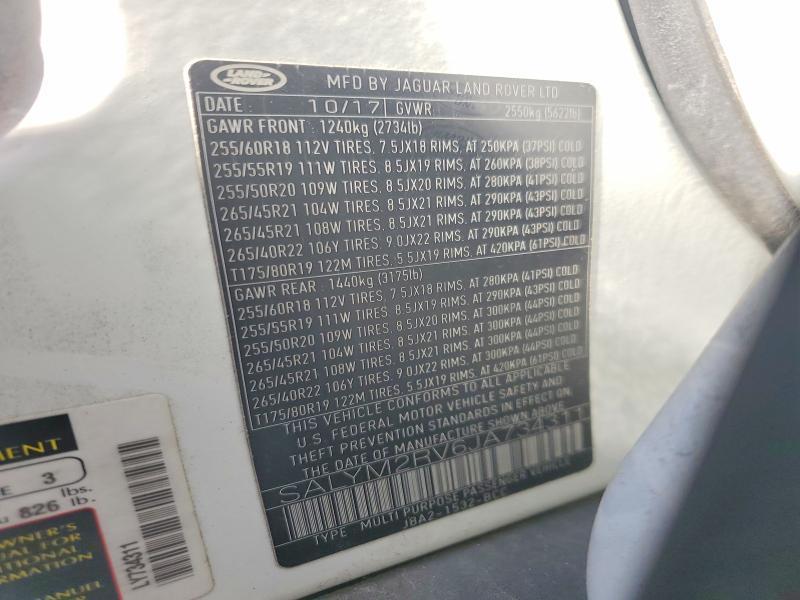 SALYM2RV6JA734311 2018 Land Rover Range Rover photo no. 13