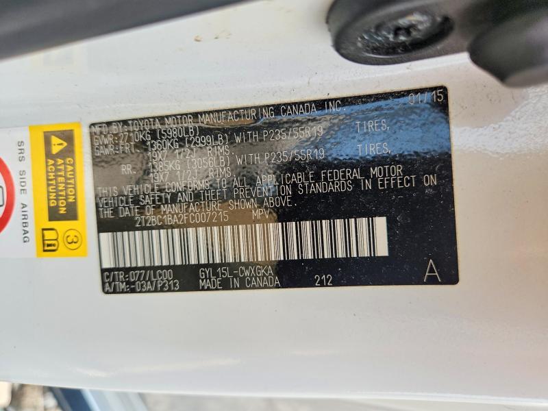 2T2BC1BA2FC007215 2015 Lexus RX photo no. 13