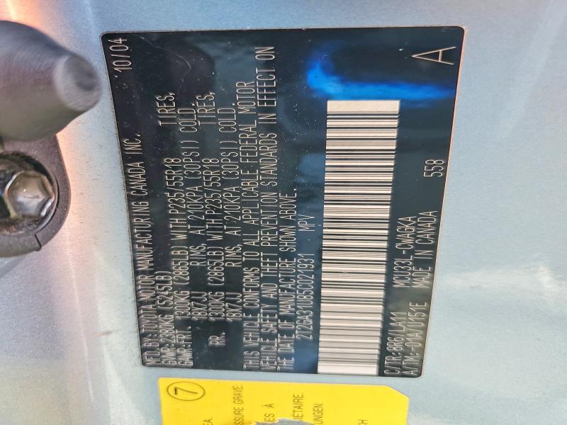2T2GA31U85C021931 2005 Lexus RX photo no. 12