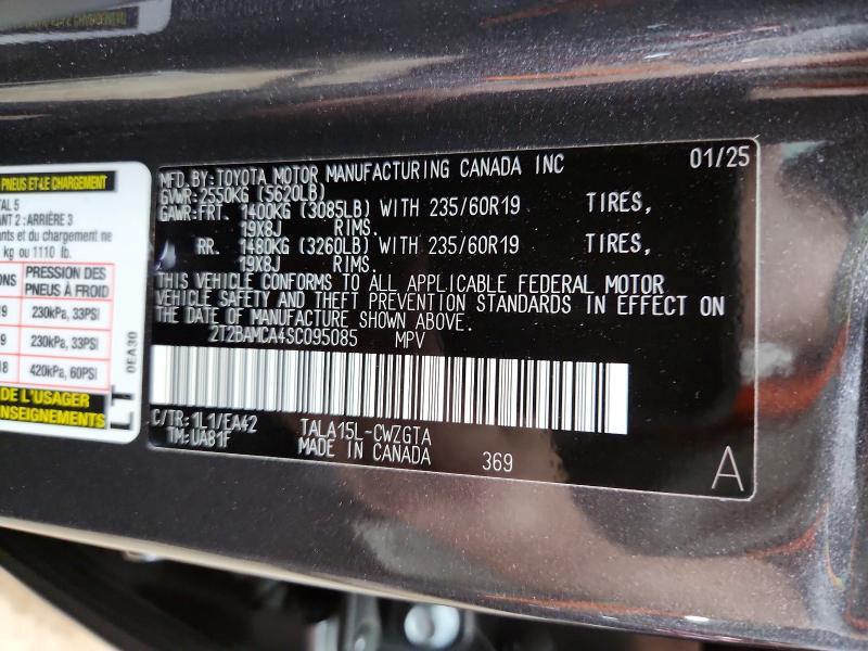 2T2BAMCA4SC095085 2025 Lexus RX photo no. 13