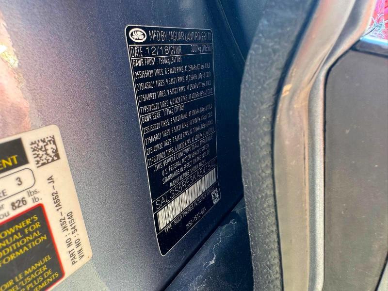 SALGS5RE3KA541540 2019 Land Rover Range Rover photo no. 10