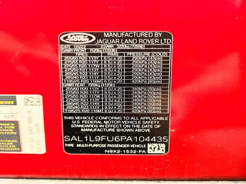 SAL1L9FU6PA104435 2023 Land Rover Range Rover photo no. 13