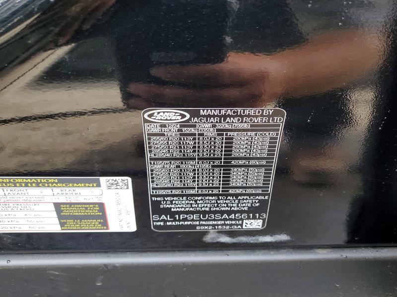 SAL1P9EU3SA456113 2025 Land Rover Range Rover photo no. 12