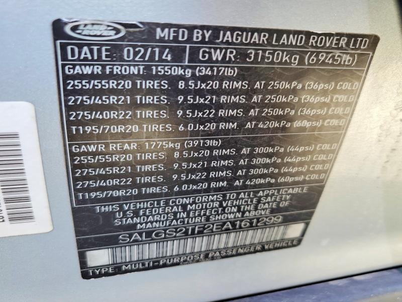 SALGS2TF2EA161299 2014 Land Rover Range Rover photo no. 13