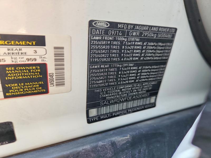SALWR2WF0EA500483 2014 Land Rover Range Rover photo no. 13