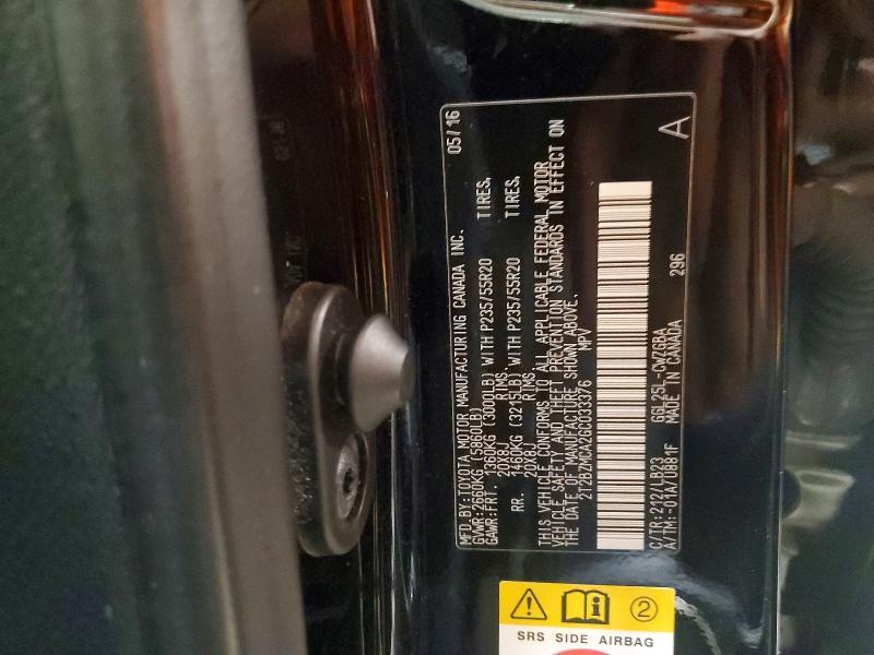 2T2BZMCA2GC033376 2016 Lexus RX photo no. 13