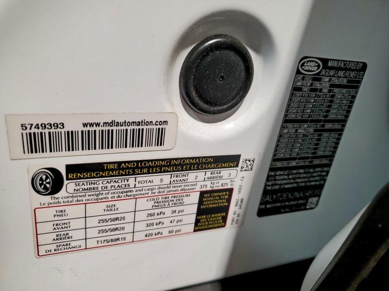 SALYT2EX2NA345360 2022 Land Rover Range Rover photo no. 14