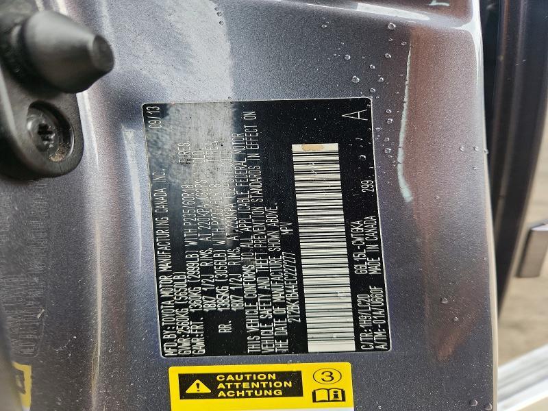 2T2BK1BA4EC227277 2014 Lexus RX photo no. 14