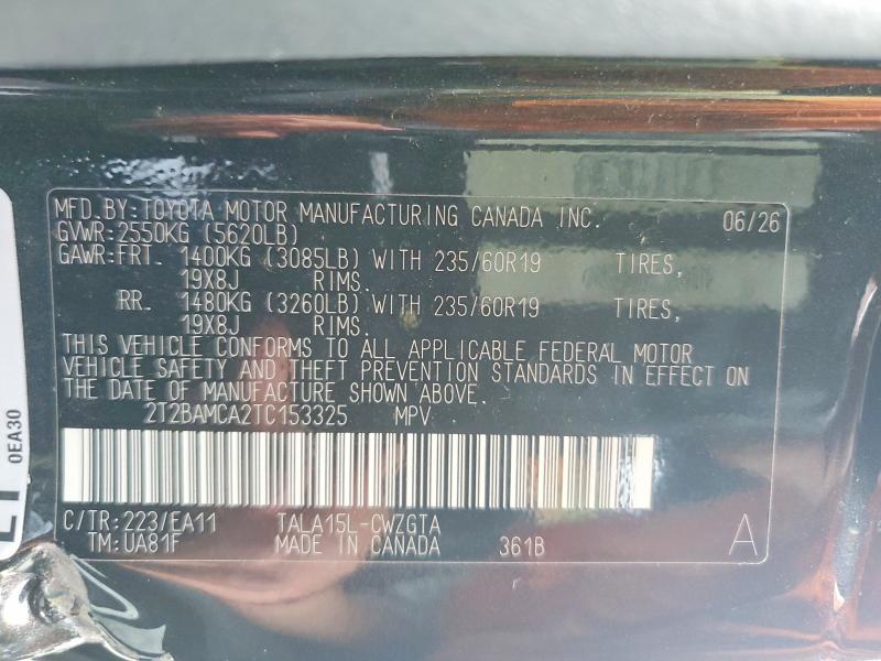 2026 Lexus RX — VIN 2T2BAMCA2TC153325, şəkil 13
