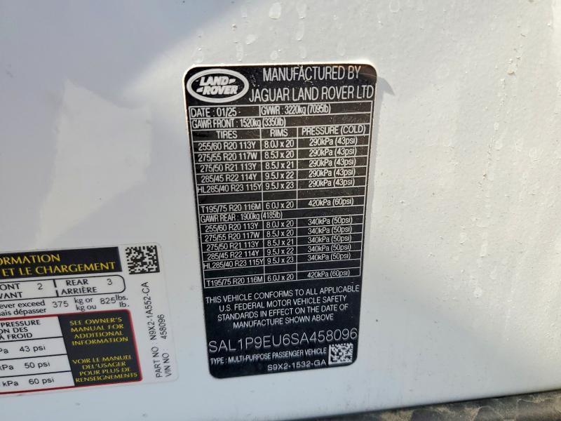SAL1P9EU6SA458096 2025 Land Rover Range Rover photo no. 14
