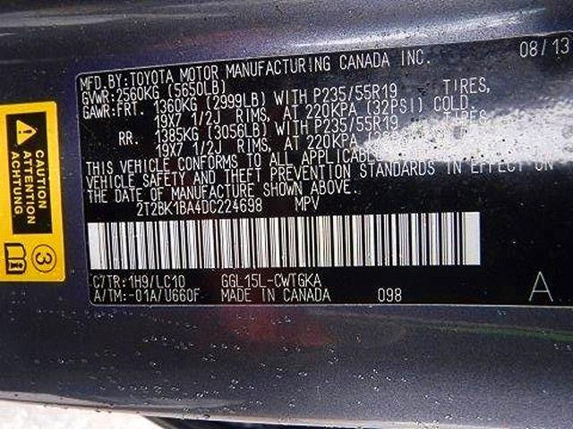 2T2BK1BA4DC224698 2013 Lexus RX photo no. 12