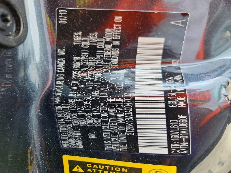2T2BK1BA3AC047007 2010 Lexus RX photo no. 14