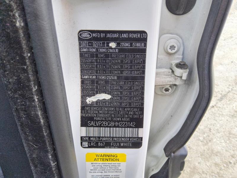 SALVP2BG8HH223142 2017 Land Rover Range Rover photo no. 13