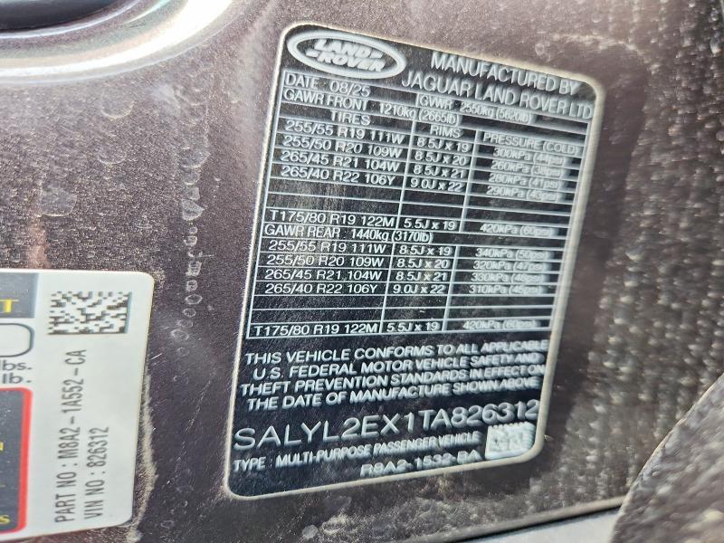 SALYL2EX1TA826312 2026 Land Rover Range Rover photo no. 13