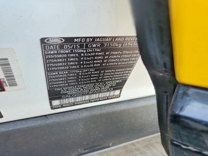 SALGS2TF4FA238613 2015 Land Rover Range Rover photo no. 13