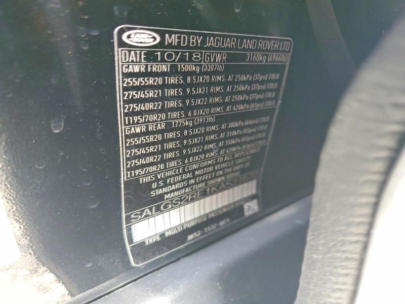 SALGS2RE1KA531670 2019 Land Rover Range Rover photo no. 13