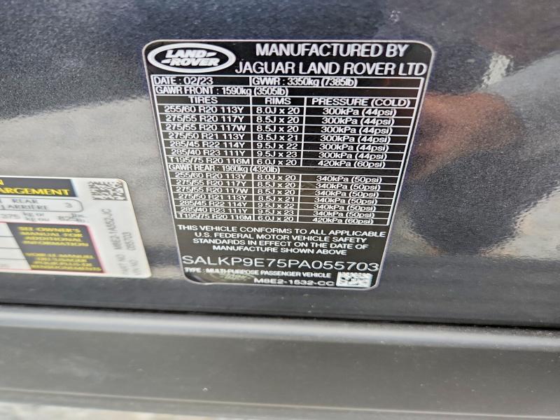 2023 Land Rover Range Rover — VIN SALKP9E75PA055703, şəkil 13