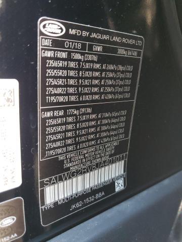 SALWG2RV8JA401011 2018 Land Rover Range Rover photo no. 13