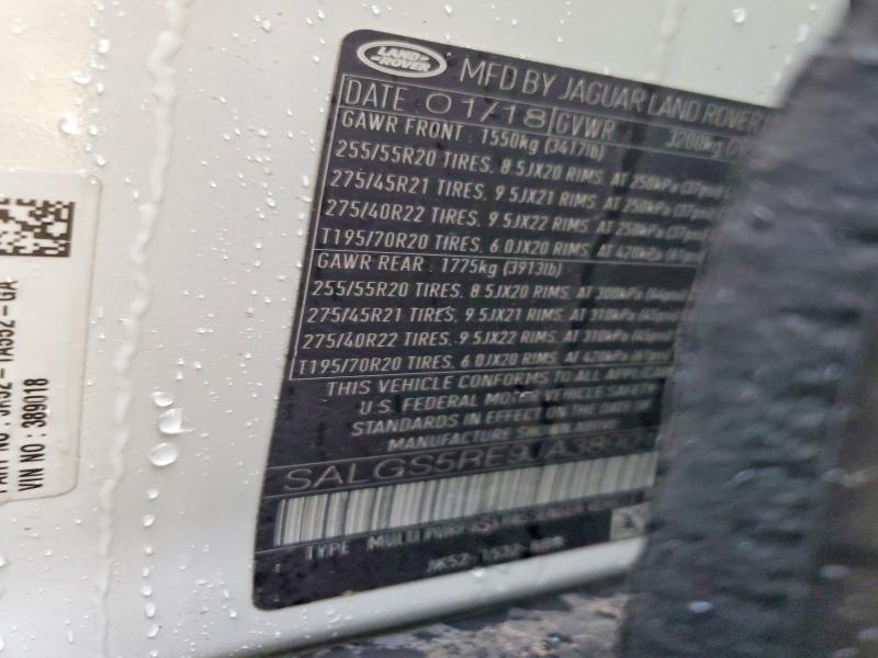 SALGS5RE9JA389018 2018 Land Rover Range Rover photo no. 13