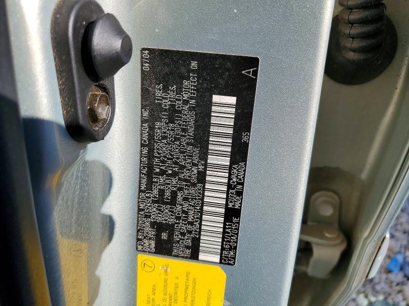 2T2GA31U14C012339 2004 Lexus RX photo no. 13