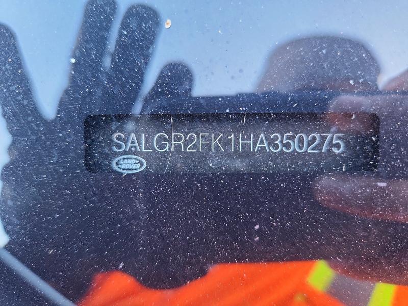 SALGR2FK1HA350275 2017 Land Rover Range Rover photo no. 12
