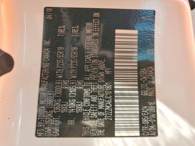 2T2ZZMCA6JC101801 2018 Lexus RX photo no. 13