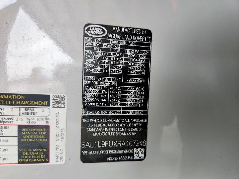 SAL1L9FUXRA167248 2024 Land Rover Range Rover photo no. 13