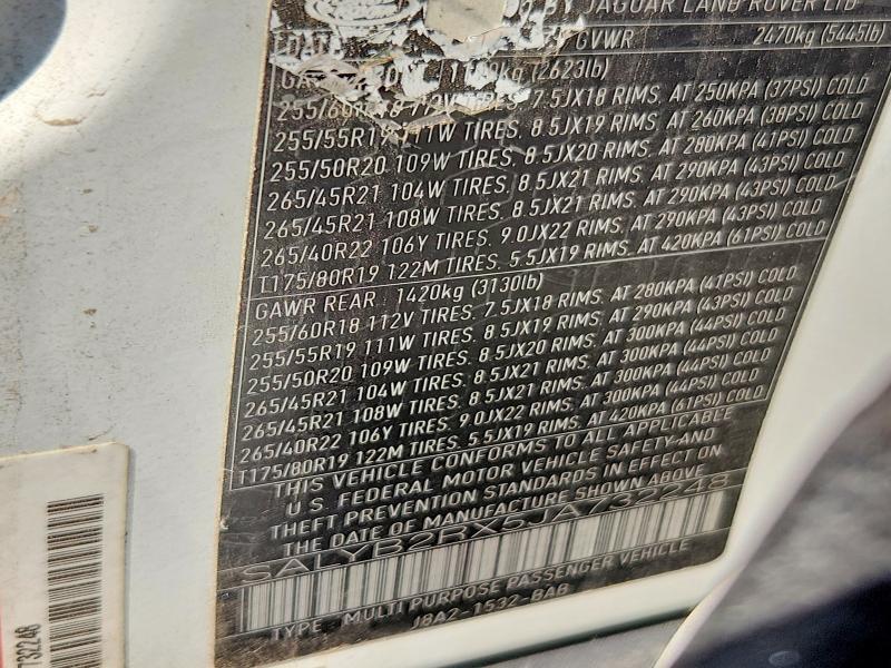 SALYB2RX5JA732248 2018 Land Rover Range Rover photo no. 13