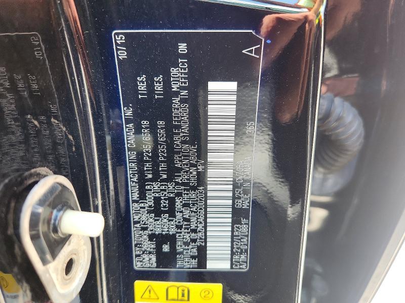2016 Lexus RX — VIN 2T2BZMCA6GC002034, şəkil 13