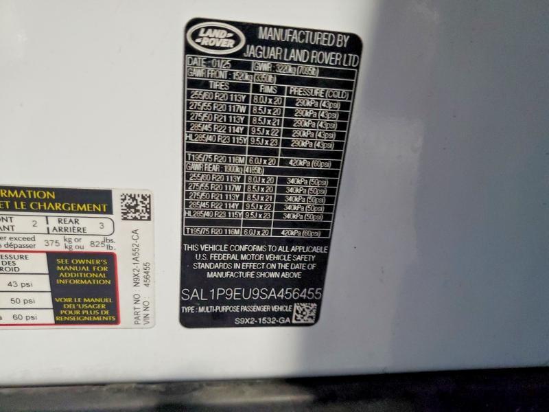 SAL1P9EU9SA456455 2025 Land Rover Range Rover photo no. 13