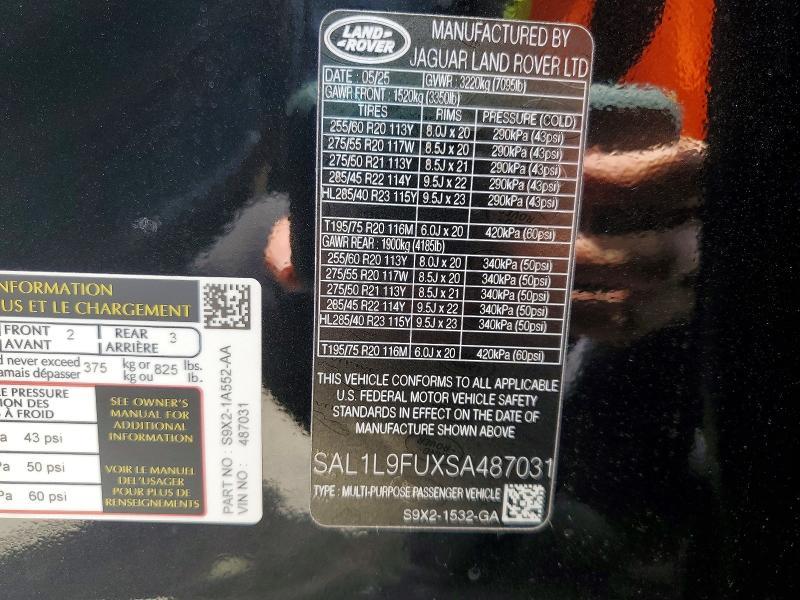 SAL1L9FUXSA487031 2025 Land Rover Range Rover photo no. 13