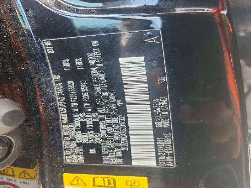2T2ZZMCA3GC017332 2016 Lexus RX photo no. 13
