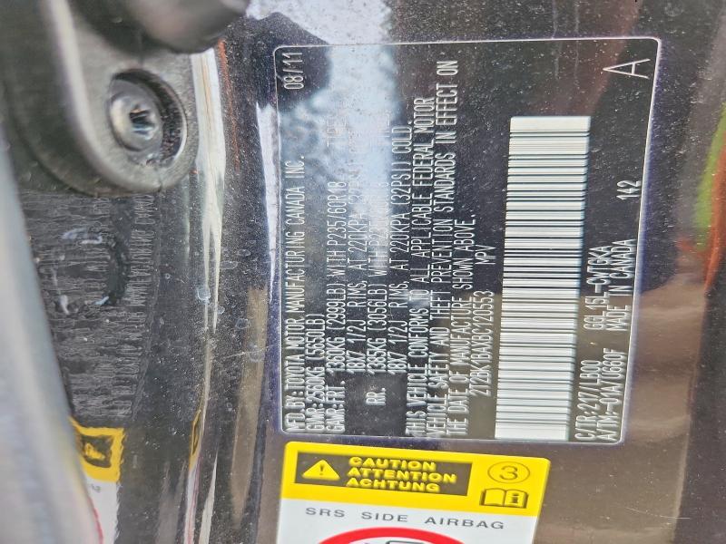 2T2BK1BAXBC120553 2011 Lexus RX photo no. 13