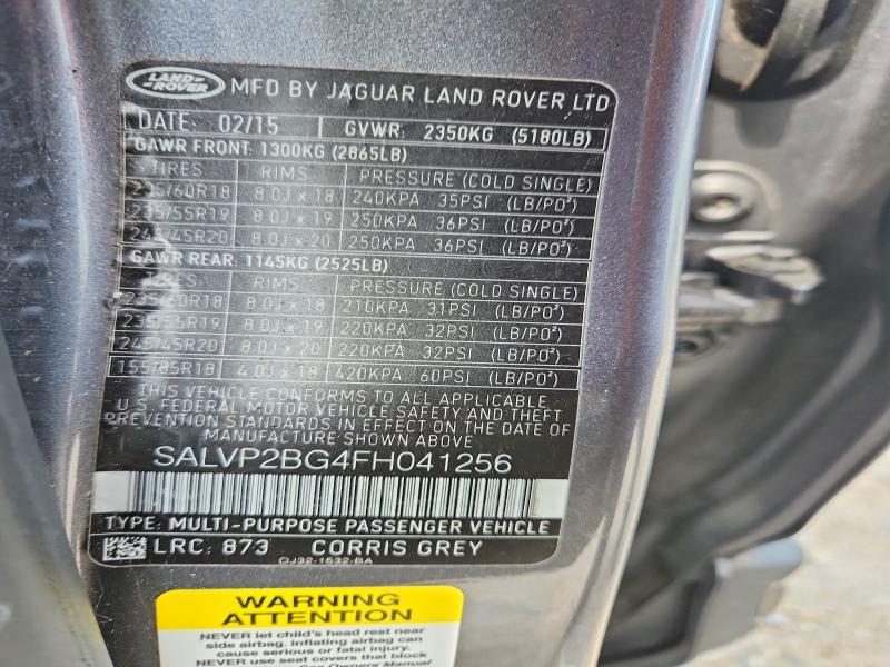 SALVP2BG4FH041256 2015 Land Rover Range Rover photo no. 13