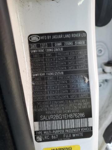 SALVR2BG1EH876286 2014 Land Rover Range Rover photo no. 13