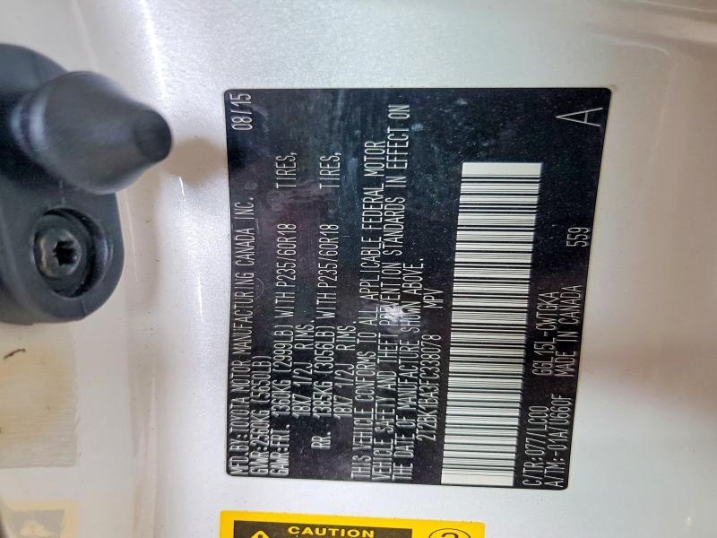2T2BK1BA3FC338078 2015 Lexus RX photo no. 13
