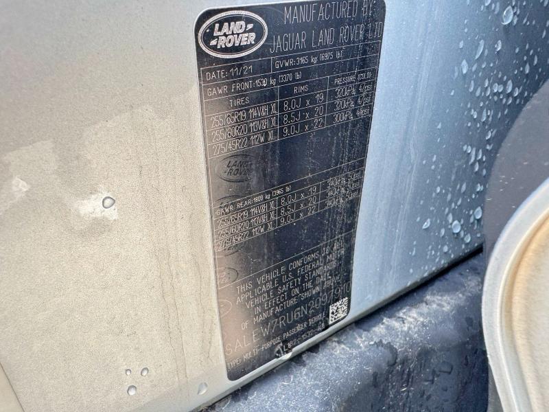 SALEW7RU6N2097910 2022 Land Rover Defender photo no. 13