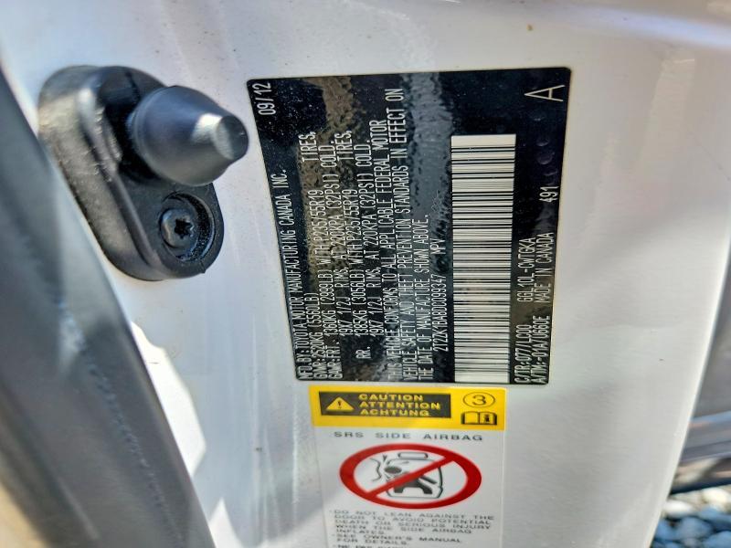 2T2ZK1BA8DC099347 2013 Lexus RX photo no. 14