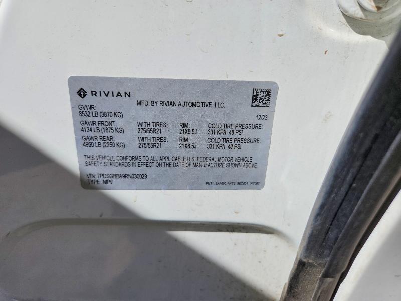 7PDSGBBA9RN030029 2024 Rivian R1S photo no. 13