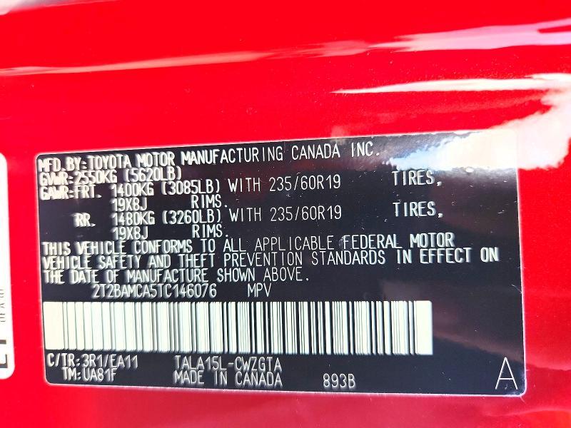 2T2BAMCA5TC146076 2026 Lexus RX photo no. 13