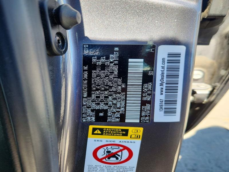 2T2BK1BA8DC198316 2013 Lexus RX photo no. 13