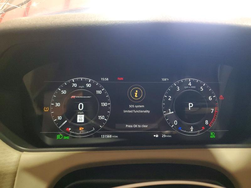 SALYL2RX8JA760137 2018 Land Rover Range Rover photo no. 9