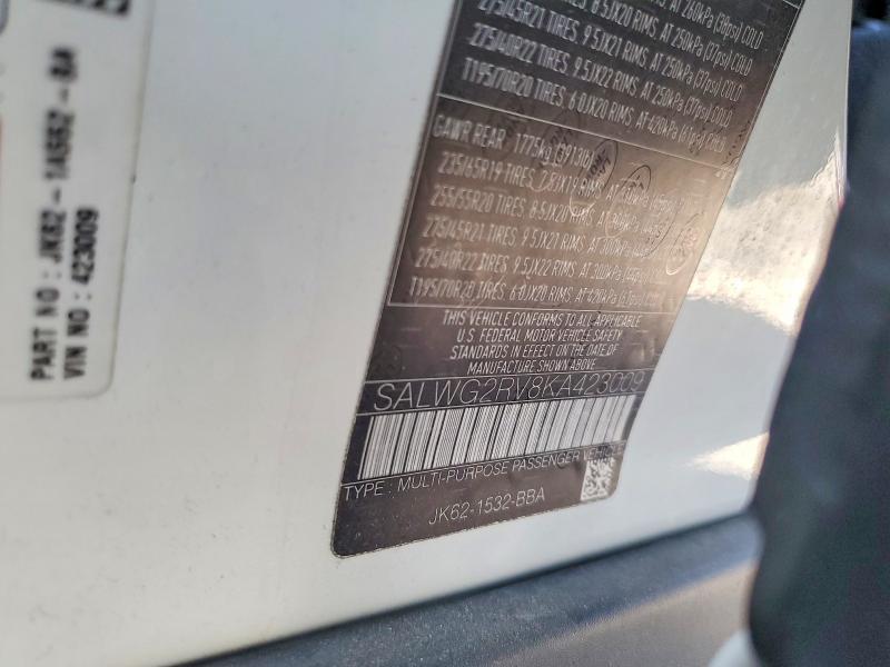 SALWG2RV8KA423009 2019 Land Rover Range Rover photo no. 13