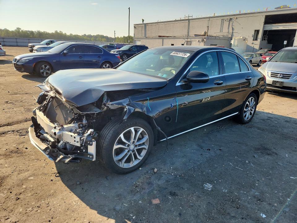 2017 Mercedes-Benz C-Class — VIN 55SWF4KB8HU202806, şəkil 1