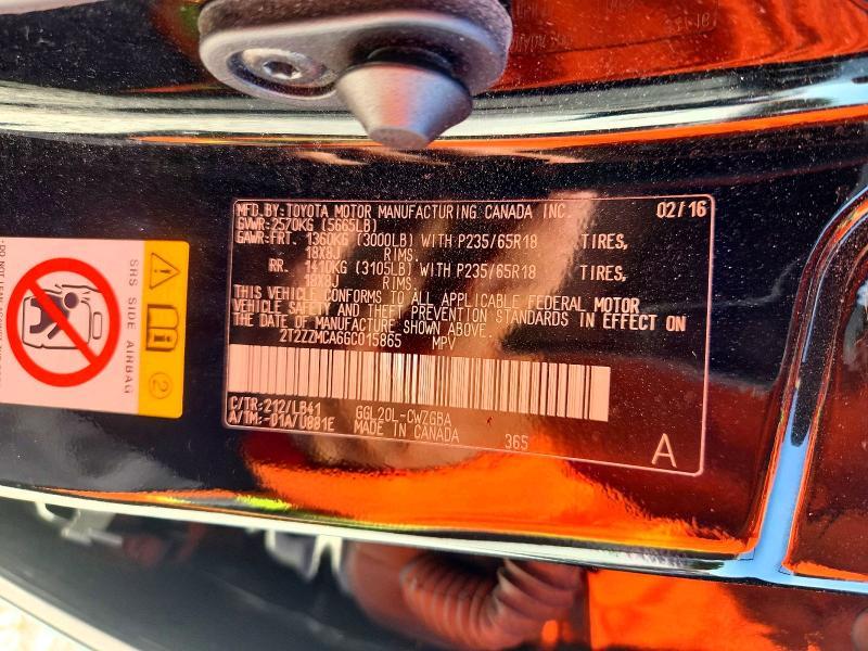 2T2ZZMCA6GC015865 2016 Lexus RX photo no. 13