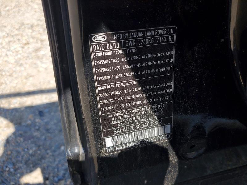 SALAG2D48DA683602 2013 Land Rover LR4 photo no. 13
