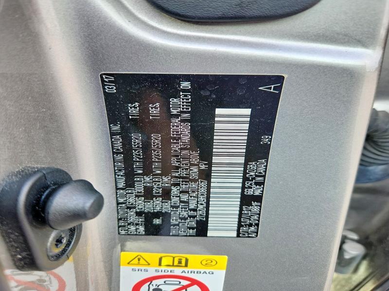 2017 Lexus RX — VIN 2T2BZMCA9HC086867, şəkil 13