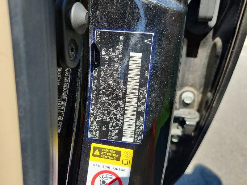 2T2BK1BA9CC140052 2012 Lexus RX photo no. 13